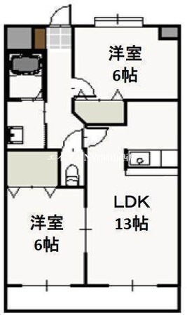 プレジール奥田の物件間取画像